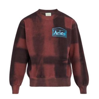 マルタンマルジェラ(Maison Martin Margiela)の新品タグ付 aries アリーズ スウェット タイダイ柄 ボルドー(スウェット)