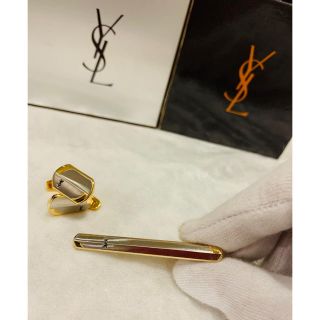 イヴサンローランボーテ(Yves Saint Laurent Beaute)のイヴ・サンローラン 未使用 カフス&ネクタイピン(ネクタイピン)