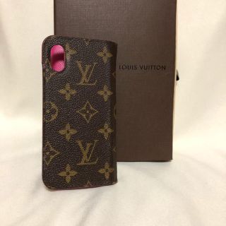 ルイヴィトン(LOUIS VUITTON)の☆正規品☆ヴィトン☆モノグラム iPhone X カバー ピンク 携帯(iPhoneケース)