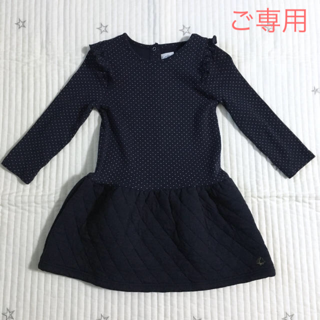 PETIT BATEAU(プチバトー)の＊ご専用＊ プチバトー  ワンピース  24m キッズ/ベビー/マタニティのキッズ服女の子用(90cm~)(ワンピース)の商品写真