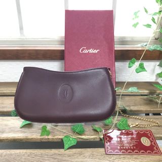 カルティエ(Cartier)のしずえ様  Cartier  マストライン ポーチ 未使用  カルティエ(ポーチ)