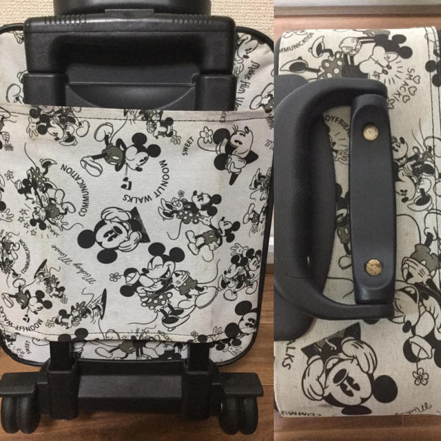 Disney(ディズニー)のミッキ＆ミニー ソフトキャリーバック ・ディズニー レディースのバッグ(スーツケース/キャリーバッグ)の商品写真