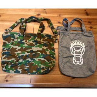 アベイシングエイプ(A BATHING APE)のアベイシングエイプバッグ　(ドラムバッグ)