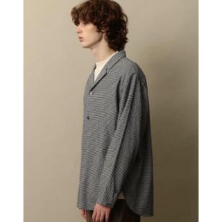 スティーブンアラン(steven alan)のSteven Alan CHECK OPEN COLLAR SHIRT-DROP(シャツ)