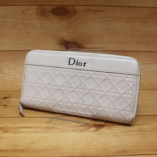 正規品【良品】Dior レザー ラウンドファスナー