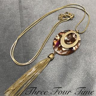 スリーフォータイム(ThreeFourTime)のThree Four Time アクセサリー アセチワントップネックレス (ネックレス)