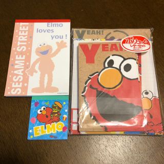 セサミストリート(SESAME STREET)のセサミストリート レターセットとメモ帳2冊(ノート/メモ帳/ふせん)