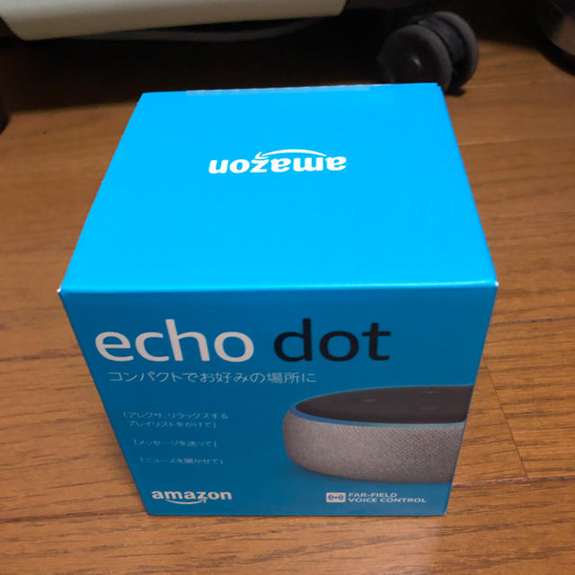 新品未使用　echo dot スマートスピーカー スマホ/家電/カメラのオーディオ機器(スピーカー)の商品写真