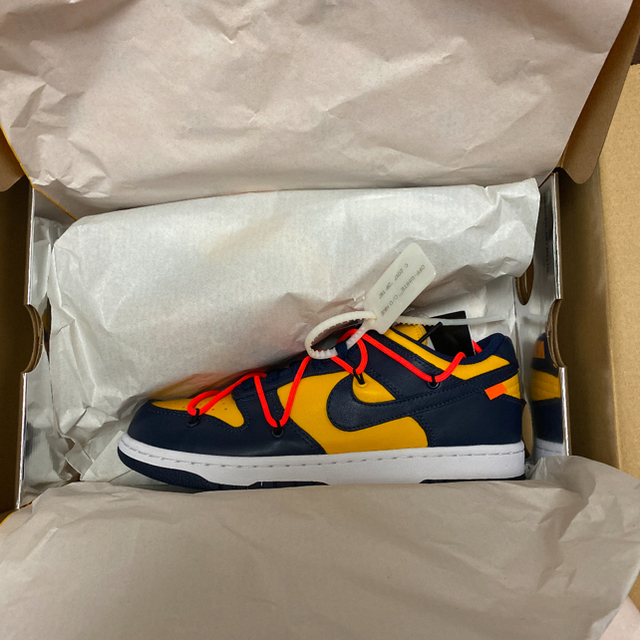 100%本物保証! off nike - NIKE white 25.5cm low dunk スニーカー