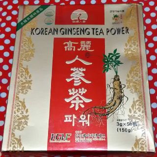 韓国土産：朝鮮人参茶（高麗人参茶）未開封一箱50包(健康茶)