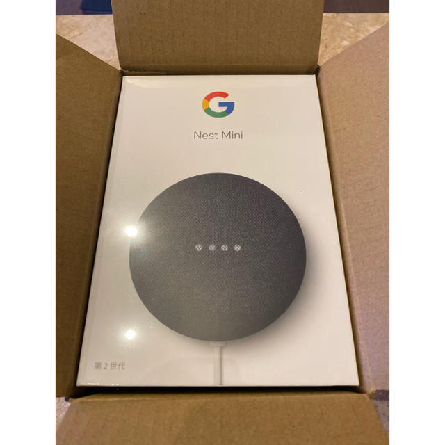 CHROME(クローム)のGoogle Nest mini グーグル 新品未開封 スマホ/家電/カメラのオーディオ機器(スピーカー)の商品写真