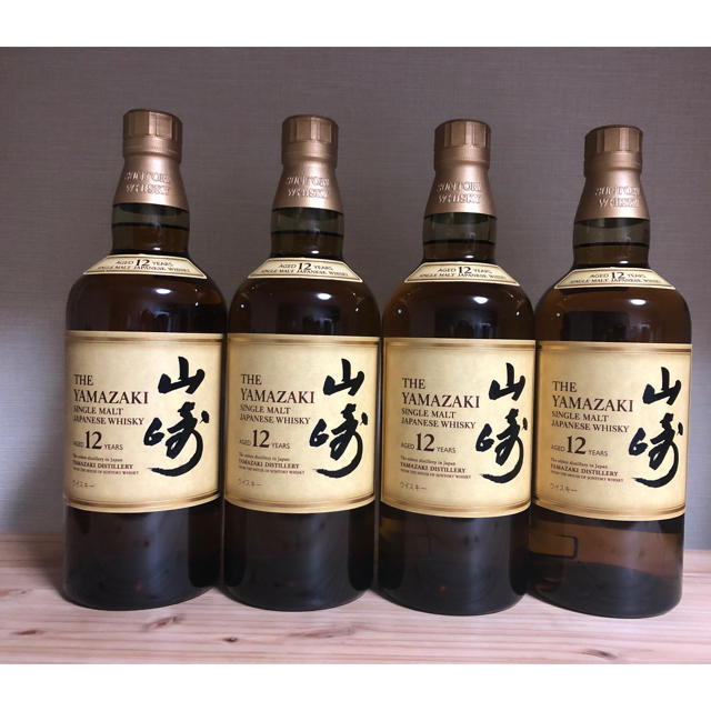 白州新品 サントリー 山崎 12年 700ml 4本 ウィスキー ウイスキー