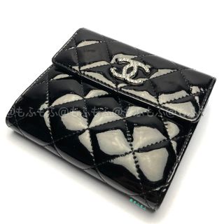 シャネル(CHANEL)のシャネル マトラッセ ブリリアント Wホックコンパクトウォレット 二つ折り財布(財布)