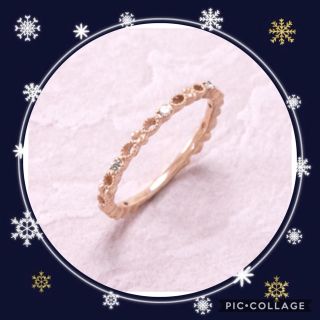 ノジェス(NOJESS)のNOJESS✿k10✨ダイヤリング🌸美品🌸(リング(指輪))