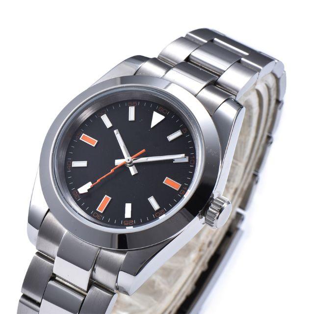 高品質ムーブメント/機械式自動巻きメンズ腕時計ミルガウス ブラック