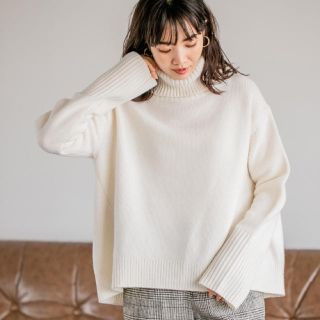 アパートバイローリーズ(apart by lowrys)の【12月23日まで限定値下げ5500円→4500円】新品！5Gウールオフタートル(ニット/セーター)