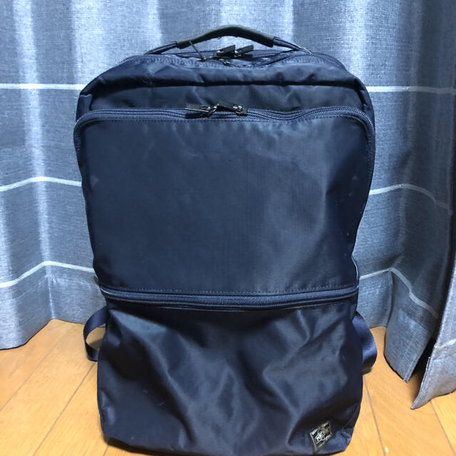 PORTER(ポーター)のドリドリ様専用 吉田かばん PORTER リュック ビジネス ネイビー メンズのバッグ(ビジネスバッグ)の商品写真