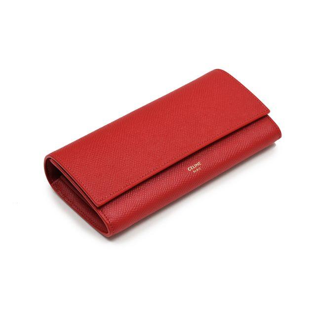 愛用 celine - CELINE セリーヌ ラージフラップ長財布 財布 - hesnor.com