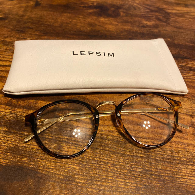 LEPSIM(レプシィム)のLEPSIM ダテメガネ レディースのファッション小物(サングラス/メガネ)の商品写真