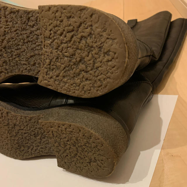 Ciaopanic(チャオパニック)のチャオパニック ブラック 本革ロングブーツ 黒 レディースの靴/シューズ(ブーツ)の商品写真