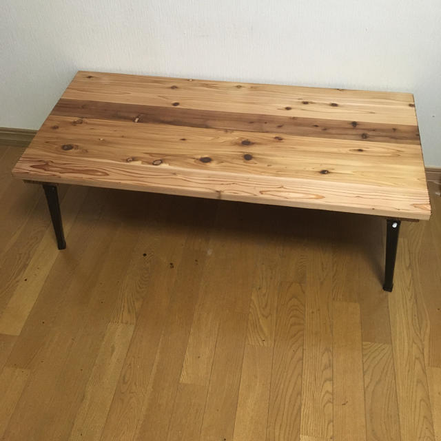 杉　折り畳みテーブル
