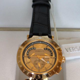 ヴェルサーチ VERSACE 替えベゼル付き クオーツ メンズ 腕時計