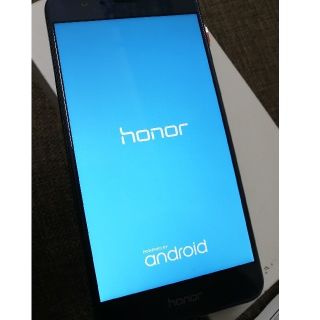 アンドロイド(ANDROID)の美品　ファーウェイ　Honor8 バッテリー背面パネル交換済み(スマートフォン本体)