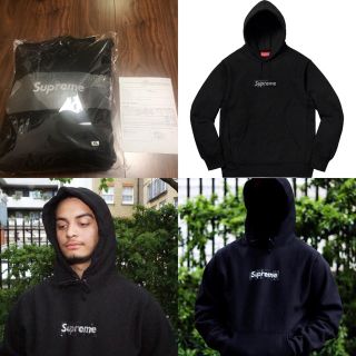 シュプリーム(Supreme)のXL Swarovski Box Logo Hooded Sweatshirt(パーカー)