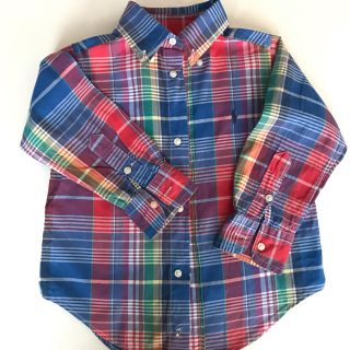 ポロラルフローレン(POLO RALPH LAUREN)のラルフローレン キッズ チェックシャツ 80-90cm/2T(Tシャツ/カットソー)