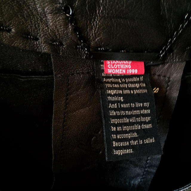 DOUBLE STANDARD CLOTHING(ダブルスタンダードクロージング)のダブスタ❤️レザージャケット レディースのジャケット/アウター(ライダースジャケット)の商品写真