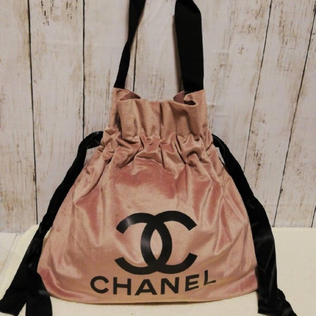 最終値下げ　CHANEL ノベルティベロアトート　新品