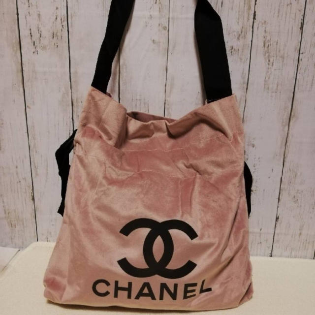 最終値下げ　CHANEL ノベルティベロアトート　新品