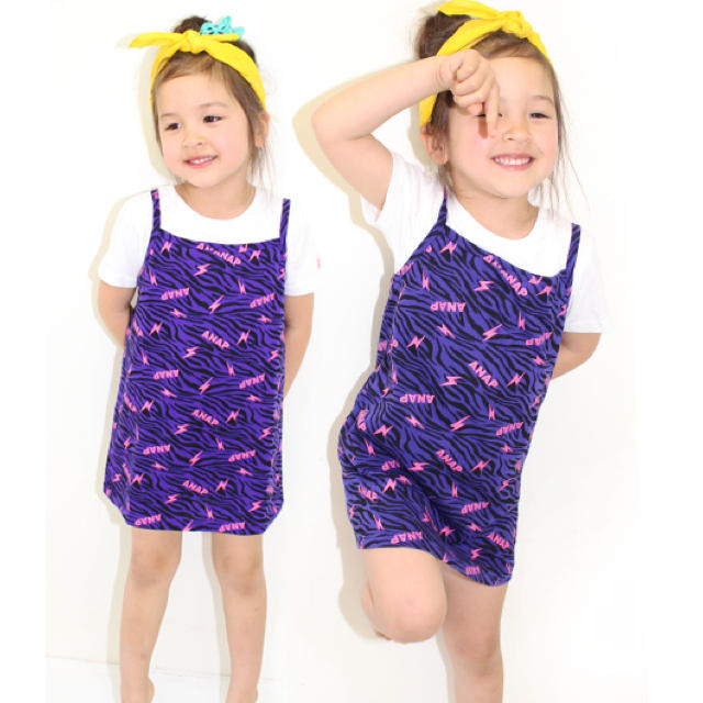 ANAP(アナップ)の新品未使用ANAPワンピース キッズ/ベビー/マタニティのキッズ服女の子用(90cm~)(ワンピース)の商品写真