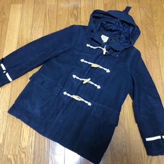 デニム&ダンガリー ★ダッフルコート★レディース★コート★150cm★ネイビー(ダッフルコート)