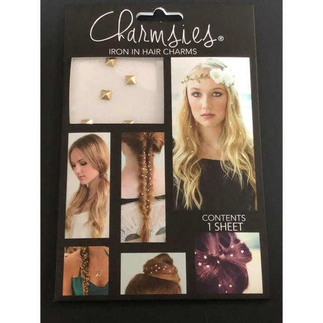 未使用　Charmsies ヘアアクセサリー　スタッズ レディースのヘアアクセサリー(その他)の商品写真