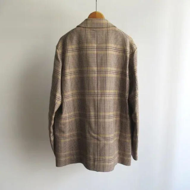 AURALEE 19aw WOOL SERGE CHECK JACKET