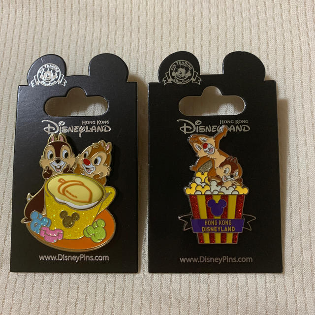 ディズニー チップ デール チェス ディズニーストア ピンバッチ