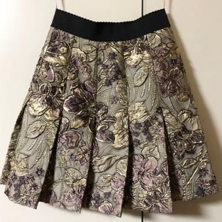 ドルチェ&ガッバーナ(DOLCE&GABBANA) 花柄スカート ひざ丈スカートの