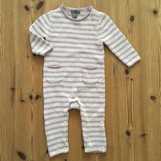 ベビーギャップ(babyGAP)のzu様専用☆ ベビーギャップ 70 ボーダー ニットロンパース(ロンパース)