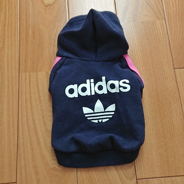 adidas(アディダス)の犬 服  小型犬用 ハンドメイドのペット(ペット服/アクセサリー)の商品写真