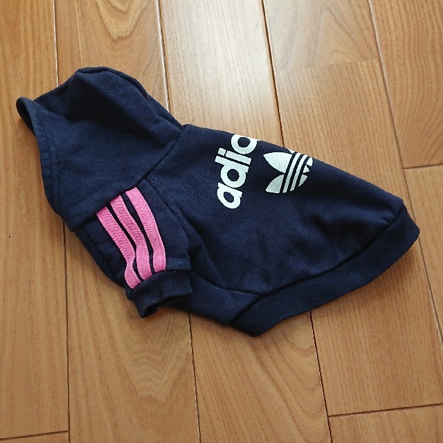 adidas(アディダス)の犬 服  小型犬用 ハンドメイドのペット(ペット服/アクセサリー)の商品写真