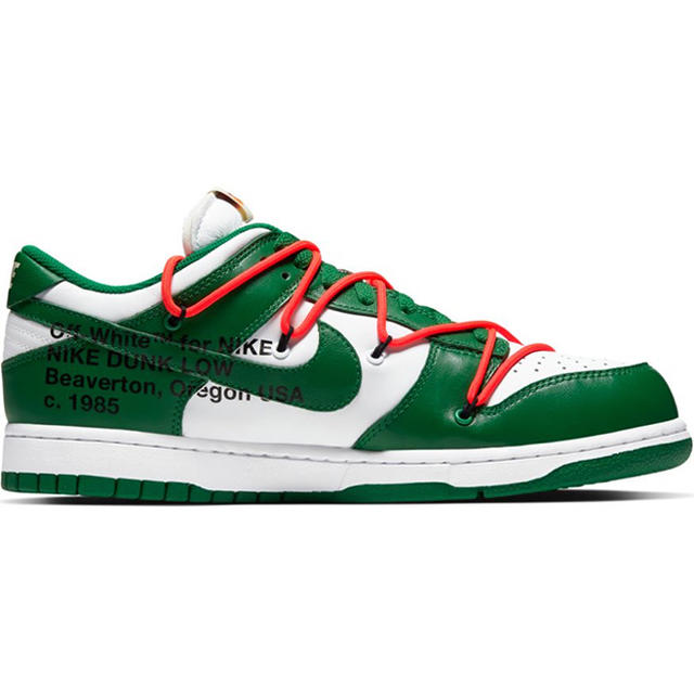 26.5cm OFF-WHITE × NIKE DUNK LOW GREEN