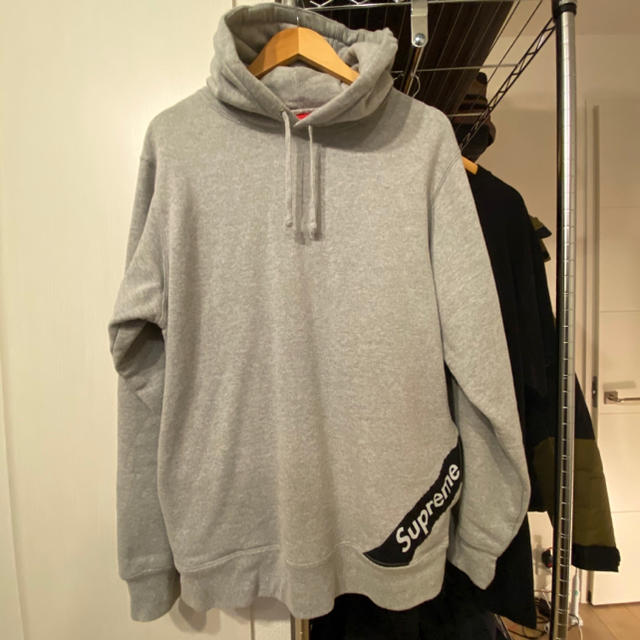 Supreme Corner Label Hooded Sweatshirt L