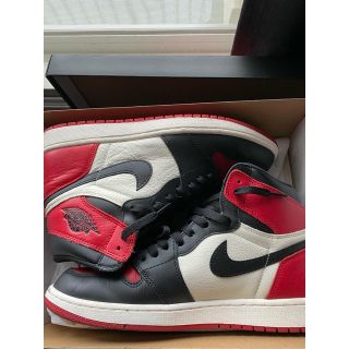 ナイキ(NIKE)のAIR JORAN 1 HIGH OG BRED TOE 28.5cm ツマ赤(スニーカー)