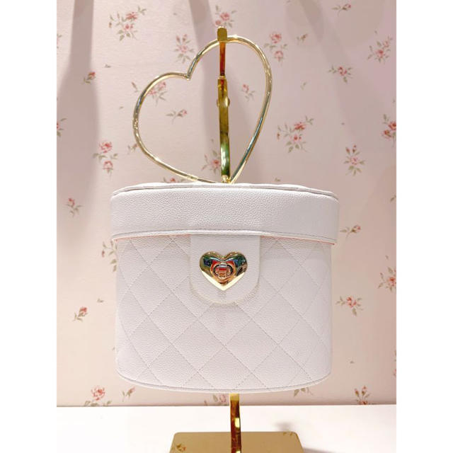 syrup.(シロップ)のRosemarie seoir♡heartquilting vanity bag レディースのバッグ(ハンドバッグ)の商品写真