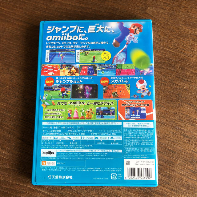 Wii U(ウィーユー)のマリオテニス ウルトラスマッシュ Wii U エンタメ/ホビーのゲームソフト/ゲーム機本体(家庭用ゲームソフト)の商品写真