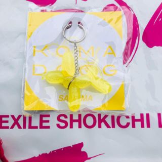 エグザイルザセカンド(EXILE THE SECOND)のKOMADOGG キーホルダー 埼玉限定 黄色(国内アーティスト)