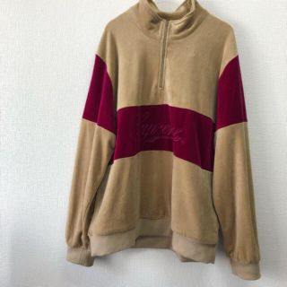 シュプリーム(Supreme)の【野村周平着用】supreme velour half zip pullover(その他)