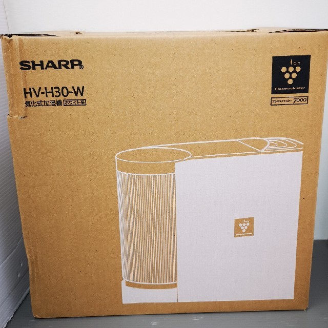 SHARP プラズマクラスター 気化式加湿器 HV-H30-W SHARP プラズマクラスター 気化式加湿器 HV-H30-W