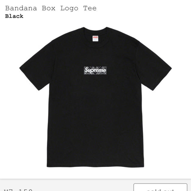 Supreme Bandana Box Logo Tee Mトップス